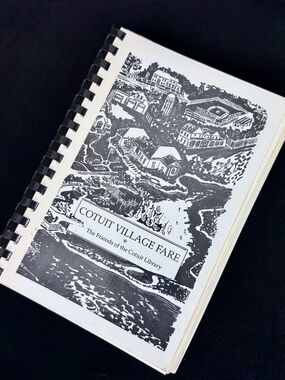 Cotuit Village Fare Library Spiral Cookbook 1990 Cape Cod MA Massachusetts